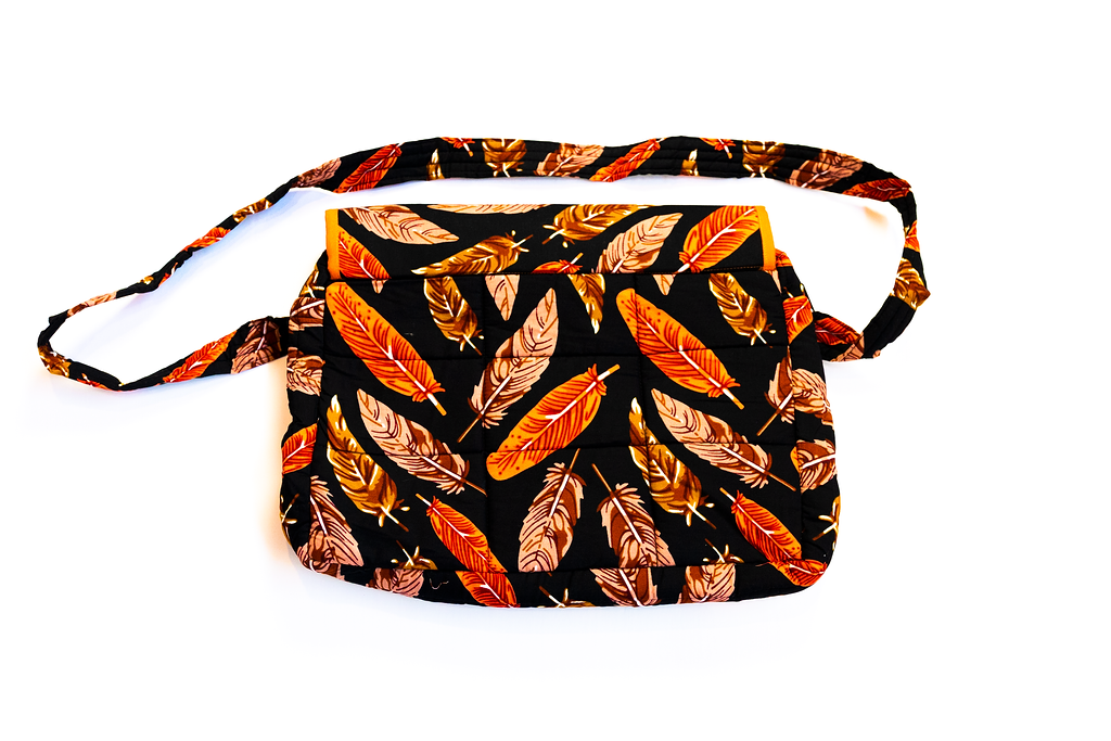 Messenger Bag - Garden Leaves