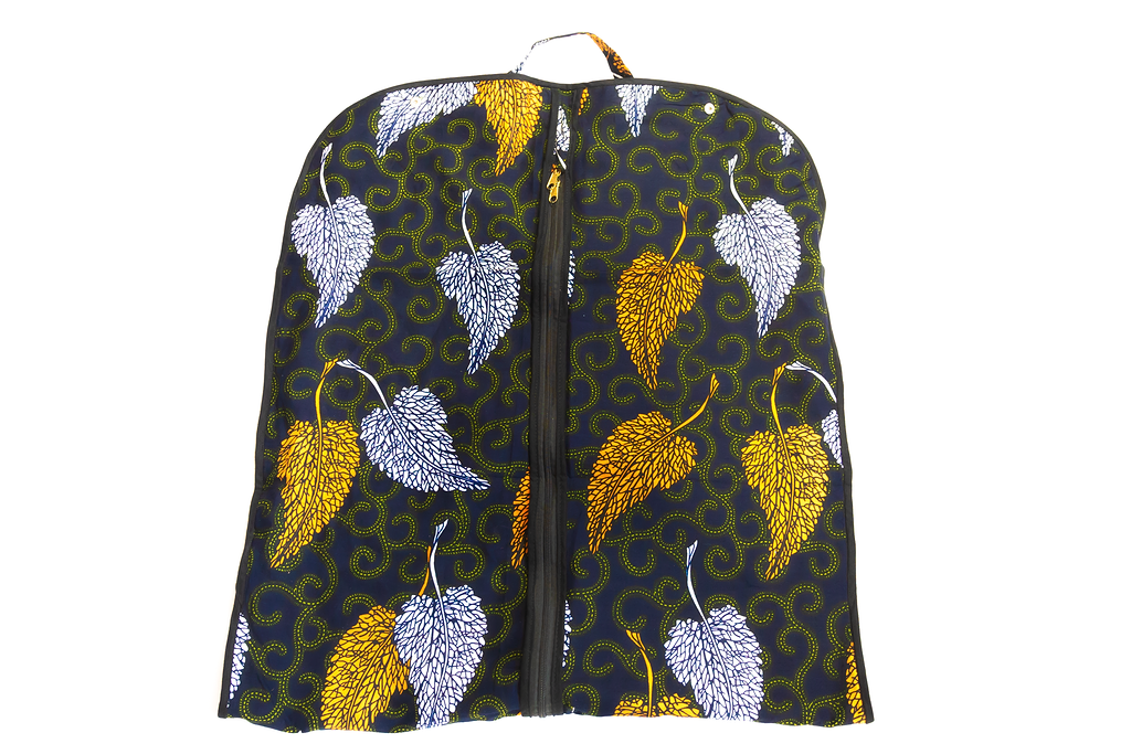 Garment Bag - Garden Leaves - Gold